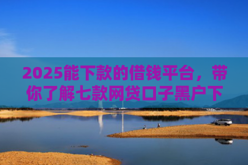 2025能下款的借钱平台，带你了解七款网贷口子黑户下款
