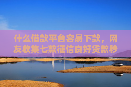 什么借款平台容易下款，网友收集七款征信良好贷款秒下款口子