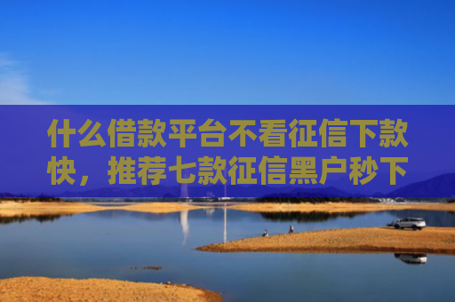 什么借款平台不看征信下款快，推荐七款征信黑户秒下款的贷款