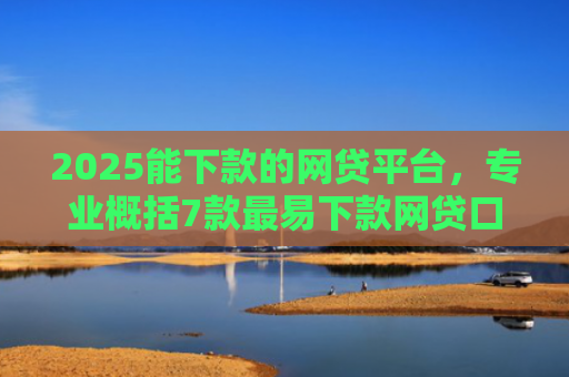 2025能下款的网贷平台，专业概括7款最易下款网贷口子