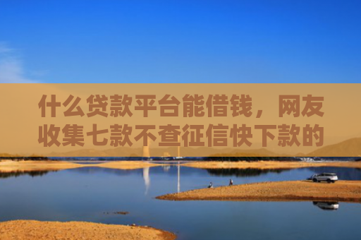 什么贷款平台能借钱，网友收集七款不查征信快下款的贷款