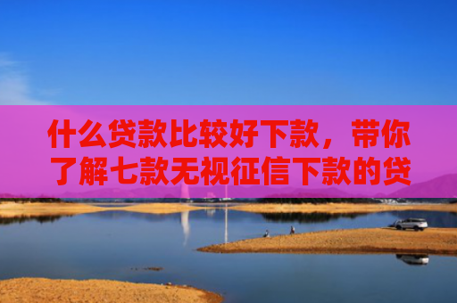 什么贷款比较好下款，带你了解七款无视征信下款的贷款
