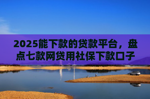 2025能下款的贷款平台，盘点七款网贷用社保下款口子