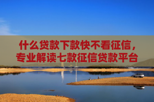 什么贷款下款快不看征信，专业解读七款征信贷款平台哪个好下款