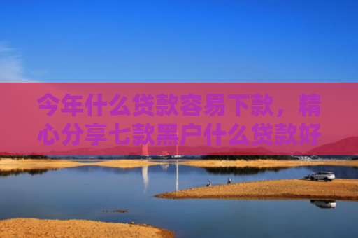 今年什么贷款容易下款，精心分享七款黑户什么贷款好下款