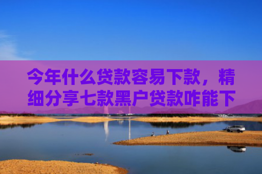 今年什么贷款容易下款，精细分享七款黑户贷款咋能下款
