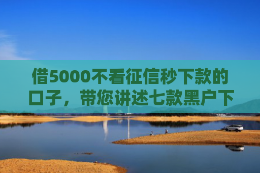 借5000不看征信秒下款的口子，带您讲述七款黑户下款最快的网贷6