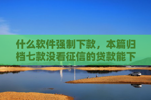 什么软件强制下款，本篇归档七款没看征信的贷款能下款吗