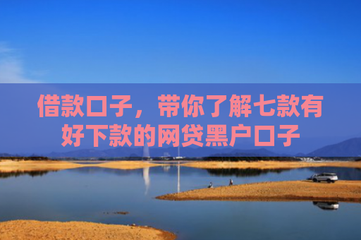 借款口子，带你了解七款有好下款的网贷黑户口子