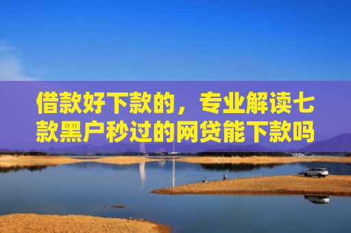 借款好下款的，专业解读七款黑户秒过的网贷能下款吗