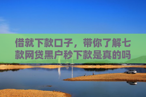 借就下款口子，带你了解七款网贷黑户秒下款是真的吗