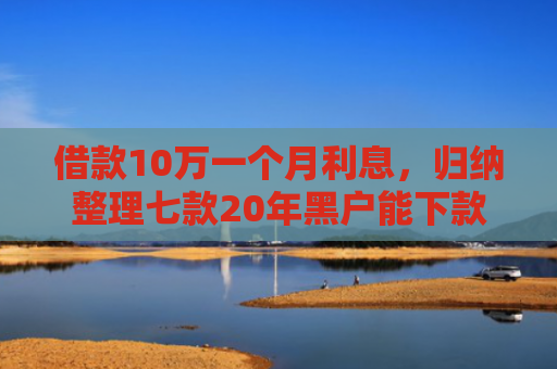 借款10万一个月利息，归纳整理七款20年黑户能下款的网贷