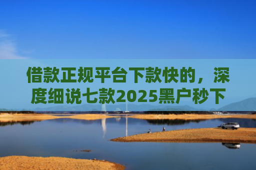 借款正规平台下款快的，深度细说七款2025黑户秒下款平台