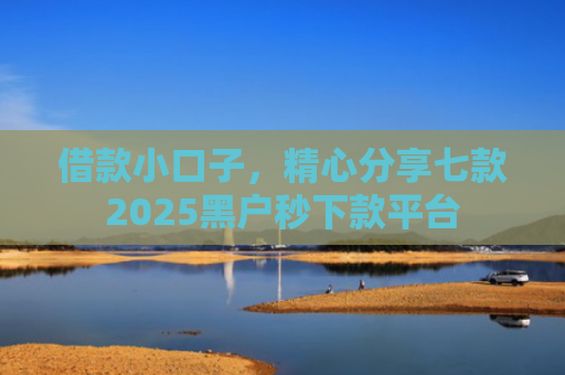 借款小口子，精心分享七款2025黑户秒下款平台