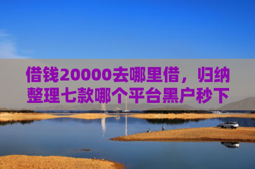借钱20000去哪里借，归纳整理七款哪个平台黑户秒下款