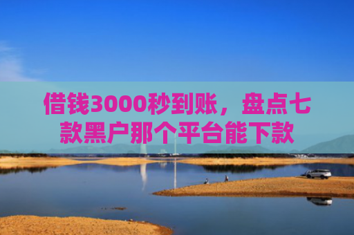 借钱3000秒到账，盘点七款黑户那个平台能下款