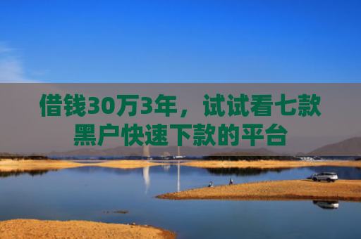 借钱30万3年，试试看七款黑户快速下款的平台