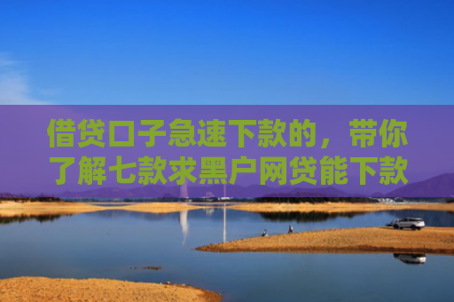 借贷口子急速下款的，带你了解七款求黑户网贷能下款的口子