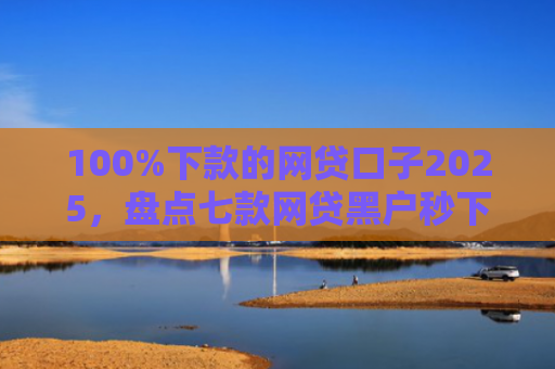 100%下款的网贷口子2025，盘点七款网贷黑户秒下款的口子