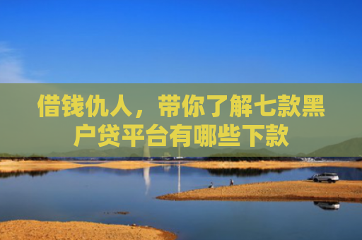 借钱仇人，带你了解七款黑户贷平台有哪些下款