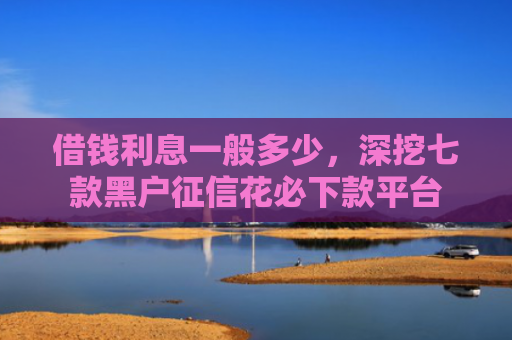 借钱利息一般多少，深挖七款黑户征信花必下款平台