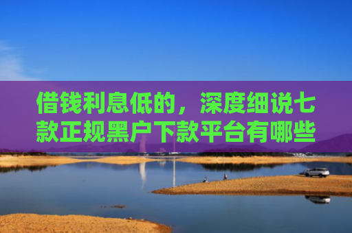 借钱利息低的，深度细说七款正规黑户下款平台有哪些