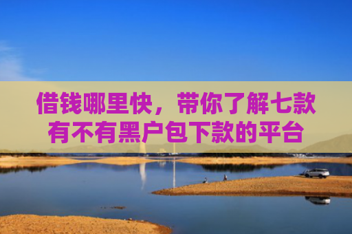 借钱哪里快，带你了解七款有不有黑户包下款的平台