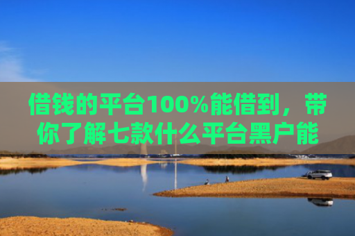 借钱的平台100%能借到，带你了解七款什么平台黑户能下款买车