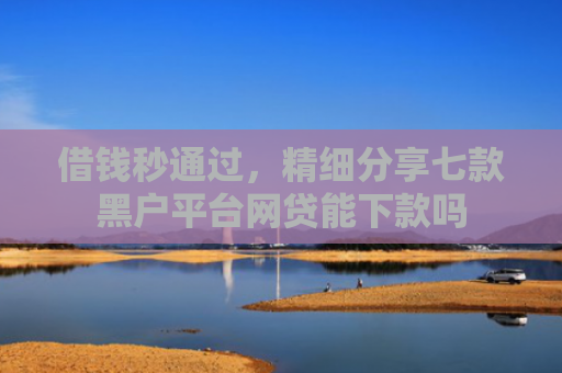 借钱秒通过，精细分享七款黑户平台网贷能下款吗