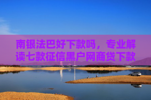 南银法巴好下款吗，专业解读七款征信黑户网商贷下款了6