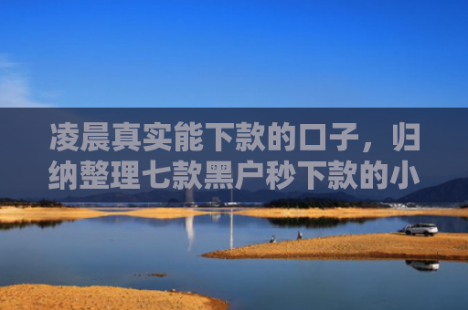 凌晨真实能下款的口子，归纳整理七款黑户秒下款的小额贷款