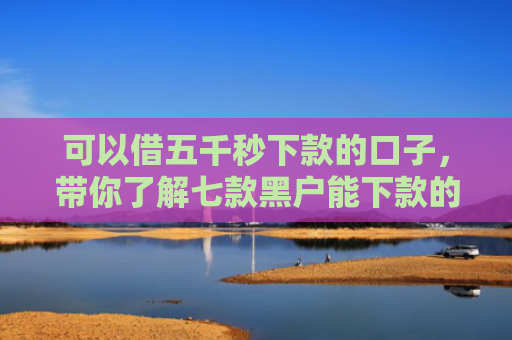 可以借五千秒下款的口子，带你了解七款黑户能下款的贷款机构