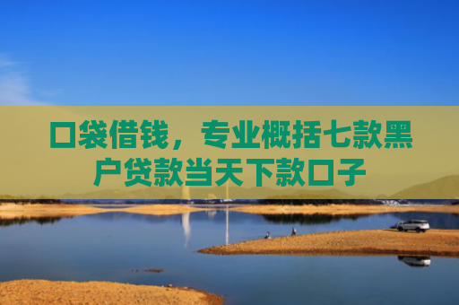 口袋借钱，专业概括七款黑户贷款当天下款口子