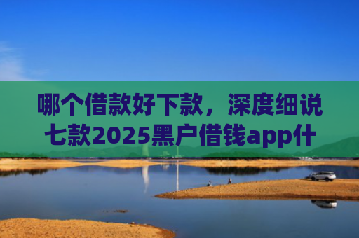 哪个借款好下款，深度细说七款2025黑户借钱app什么最好下款