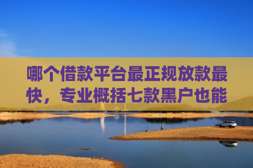哪个借款平台最正规放款最快，专业概括七款黑户也能下款的app6