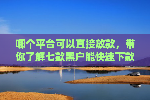 哪个平台可以直接放款，带你了解七款黑户能快速下款的小额贷款app