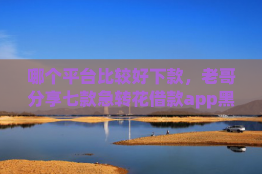 哪个平台比较好下款，老哥分享七款急转花借款app黑户能下款吗