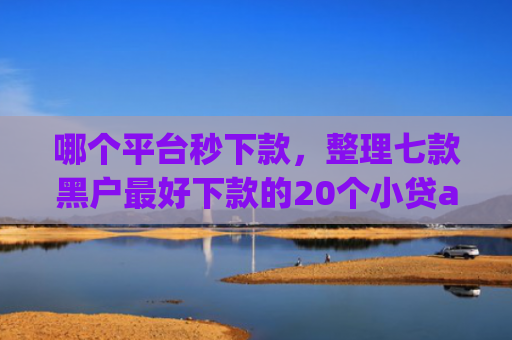 哪个平台秒下款，整理七款黑户最好下款的20个小贷app