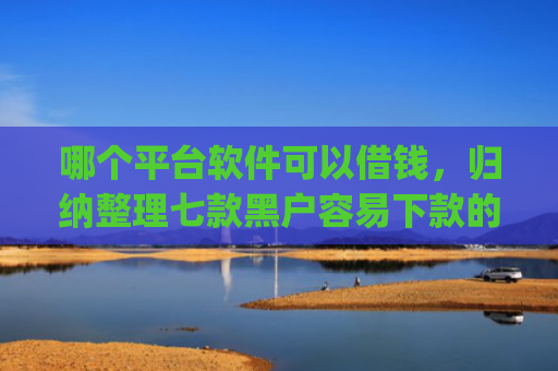 哪个平台软件可以借钱，归纳整理七款黑户容易下款的网贷app2025
