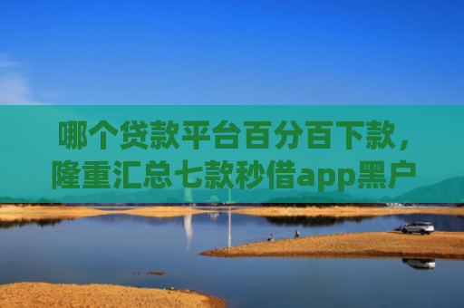 哪个贷款平台百分百下款，隆重汇总七款秒借app黑户下款吗