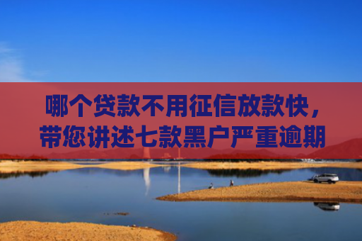 哪个贷款不用征信放款快，带您讲述七款黑户严重逾期能下款的app
