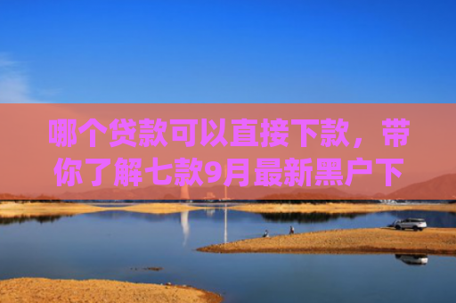 哪个贷款可以直接下款，带你了解七款9月最新黑户下款app