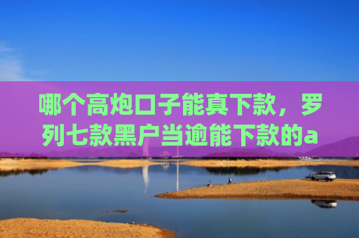 哪个高炮口子能真下款，罗列七款黑户当逾能下款的app
