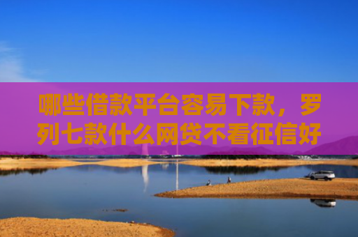哪些借款平台容易下款，罗列七款什么网贷不看征信好下款