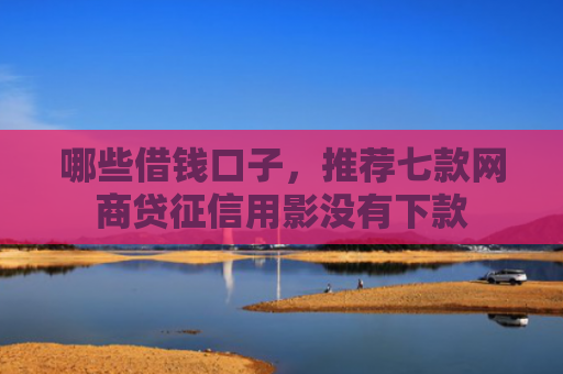 哪些借钱口子，推荐七款网商贷征信用影没有下款