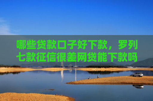 哪些贷款口子好下款，罗列七款征信很差网贷能下款吗