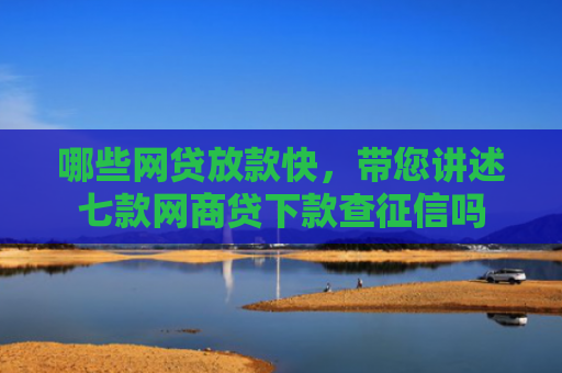 哪些网贷放款快，带您讲述七款网商贷下款查征信吗