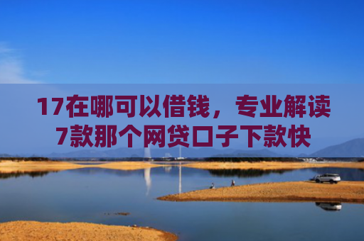17在哪可以借钱，专业解读7款那个网贷口子下款快