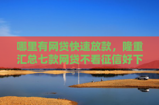 哪里有网贷快速放款，隆重汇总七款网贷不看征信好下款的