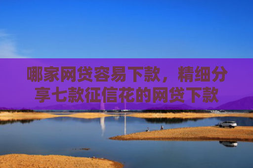 哪家网贷容易下款，精细分享七款征信花的网贷下款